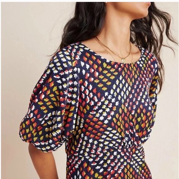 NWT Anthropologie Maeve Melody Mini Dress Size 0 JB - Picture 2 of 10